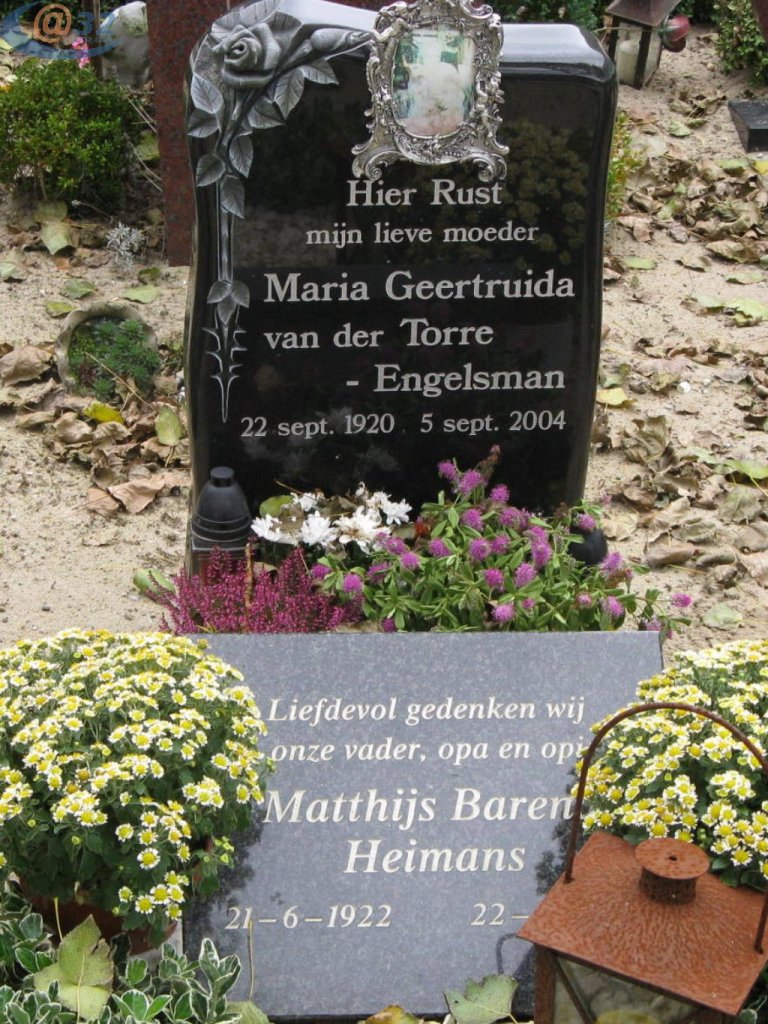 Maria Geertruida Engelsman grafsteen