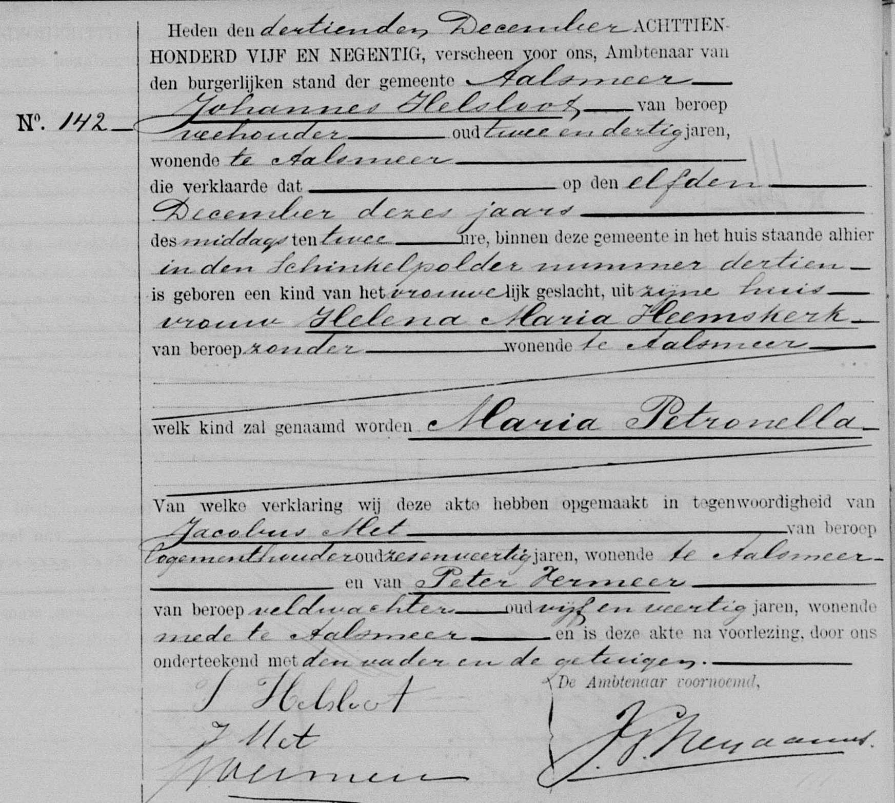 Klik voor foto in apart venster maria_petronella_helsloot_1895_geboorteakte.jpg