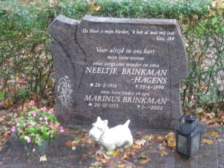 Marinus Brinkman 1913 grafsteen