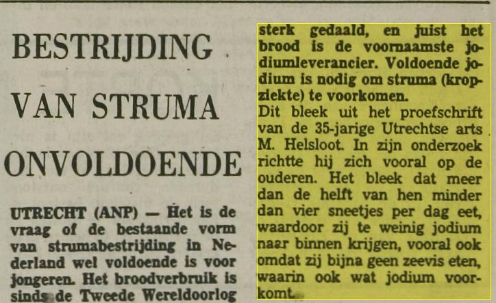 Marinus Hermanus Helsloot 1940 ; Leidse Courant 13-01-1976