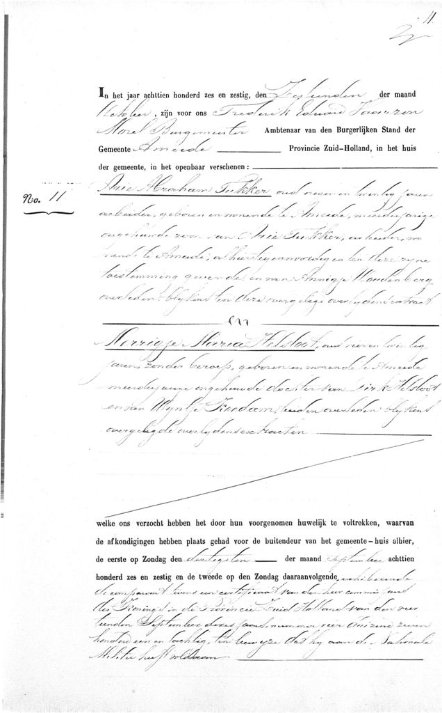 Marrigie Maria Helsloot 1842 huwelijksakte I