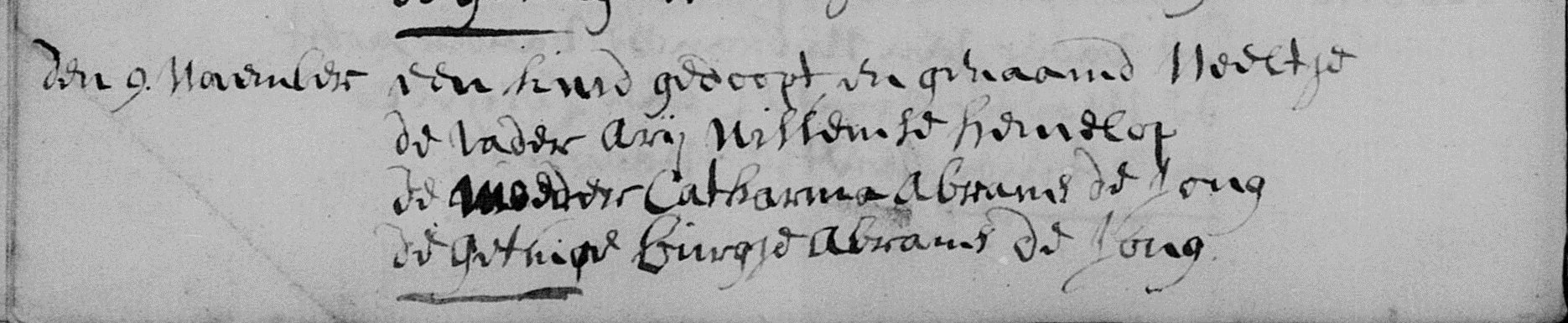 Neeltje Hemelop 1732 doopboek