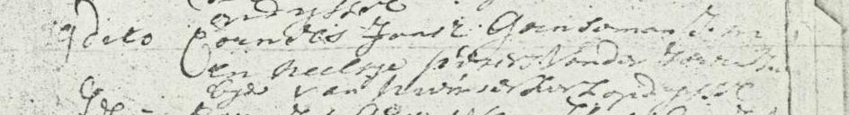 Neeltje Pieters van der Torre ca1700 trouwboek