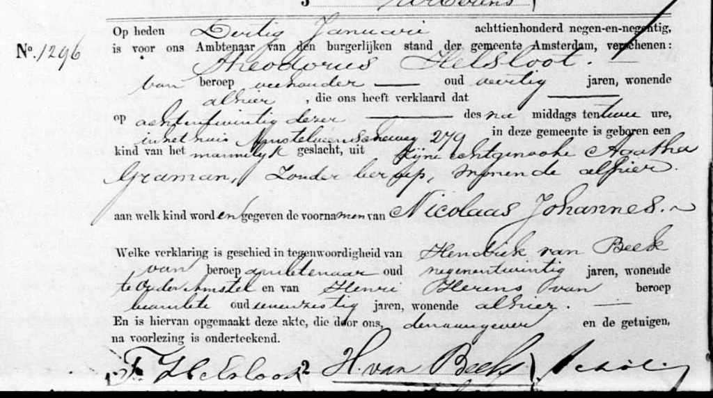 Klik voor foto in apart venster nicolaas_johannes_helsloot_1899_geboorteakte.jpg