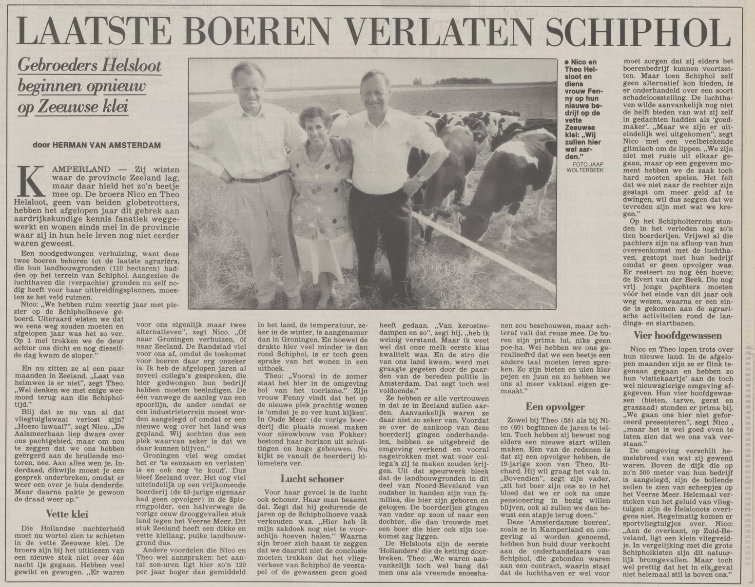 Nicolaas Jozephus Helsloot 1931 ; Algemeen Dagblad 14-09-1991