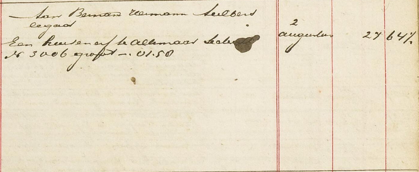 Notariële akte op 31 juli 1886 te Alkmaar II