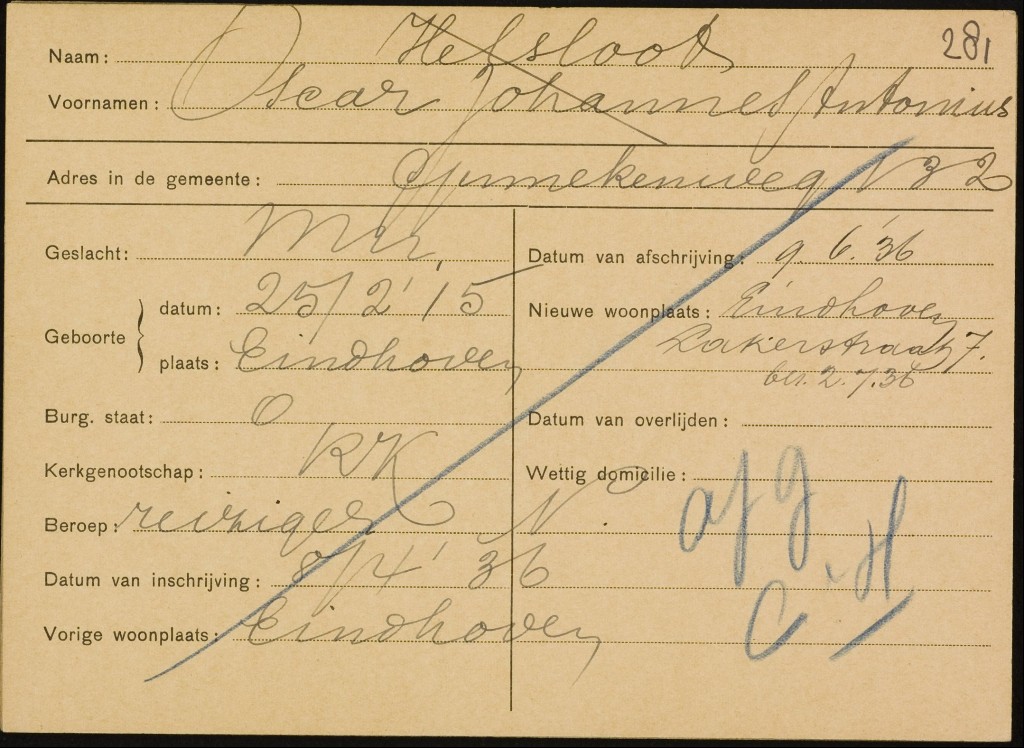 Klik voor foto in apart venster oscar_johannes_antonius_helsloot_1915_gezinskaart.jpg