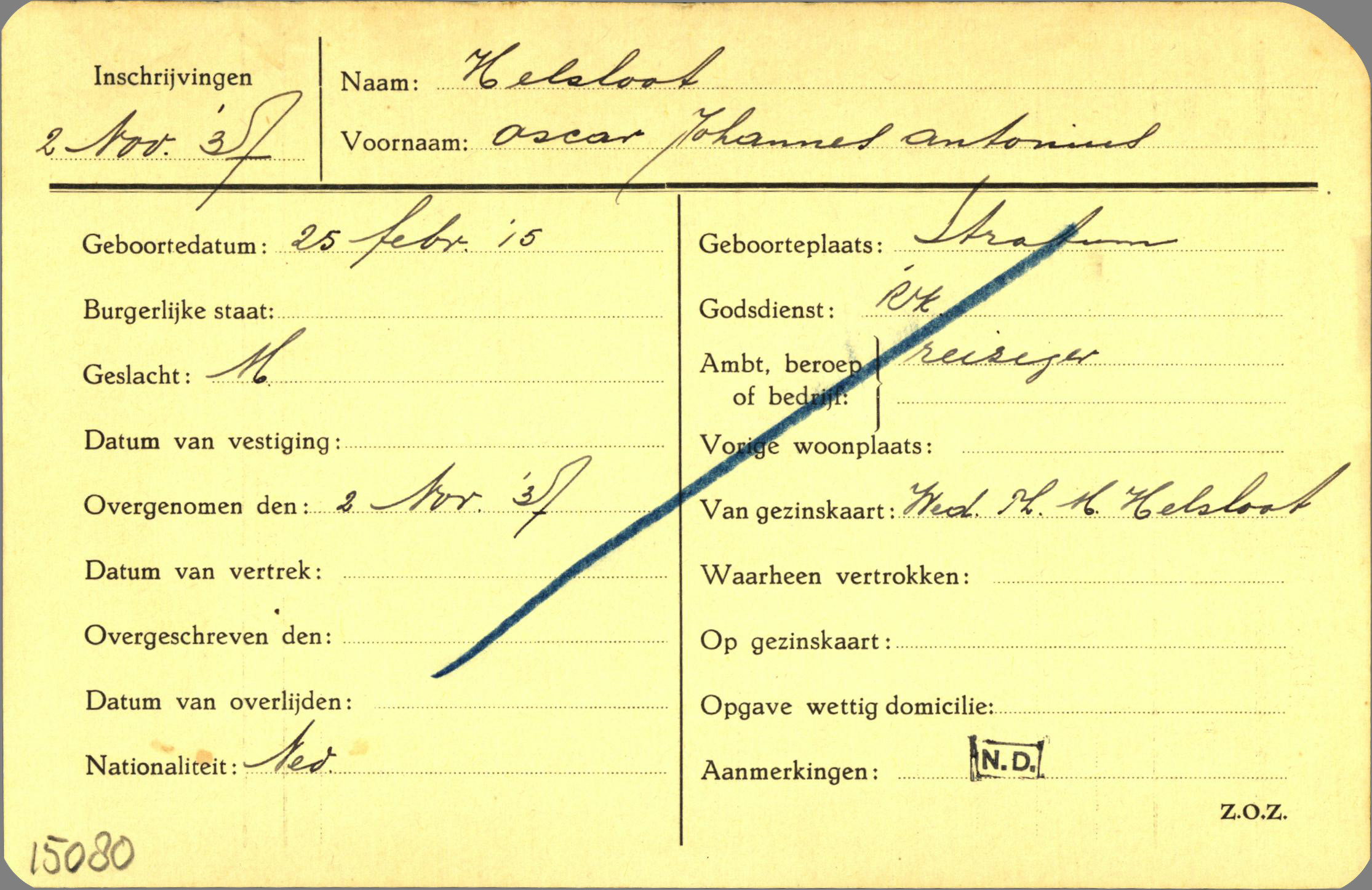 Klik voor foto in apart venster oscar_johannes_antonius_helsloot_1915_gezinskaart_ii.jpg