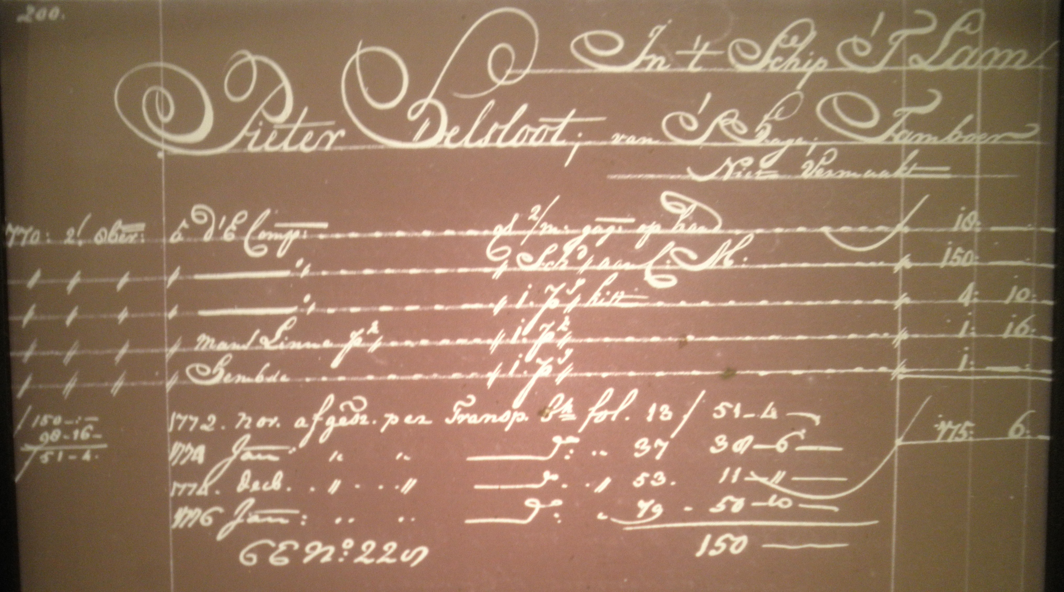 Petrus Helsloot 1754 VOC scheepssoldijboek I