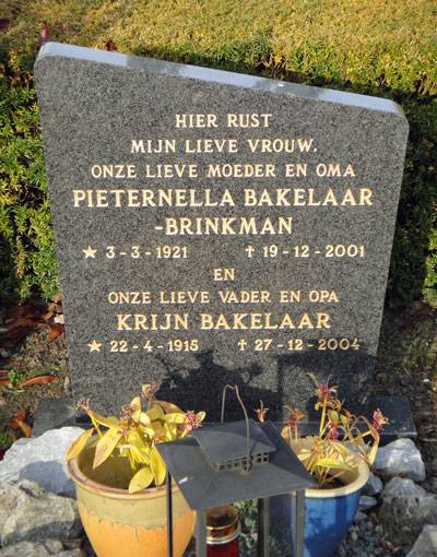Pieternella Brinkman 1921 grafsteen