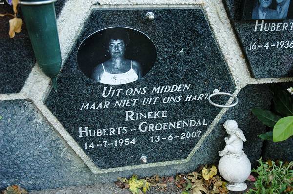 Rineke Groenendal grafsteen