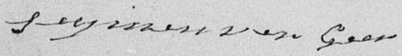 Sijmen Vergeer handtekening