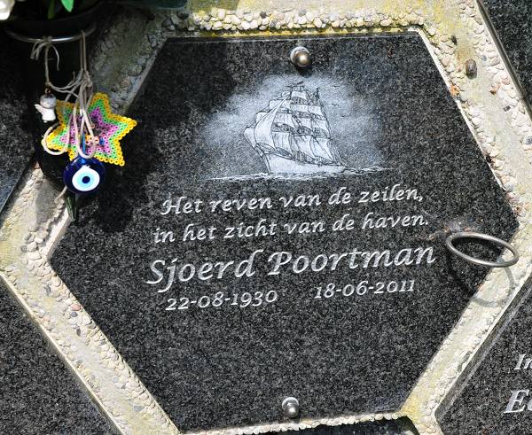 Sjoerd Poortman grafsteen