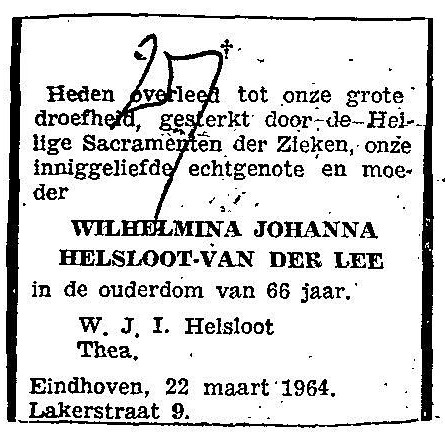 Klik voor foto in apart venster wilhelmina_johanna_van_der_lee_overlijdensadvertentie.jpg