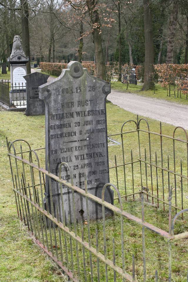 Willem Wilbrink 1832 grafsteen